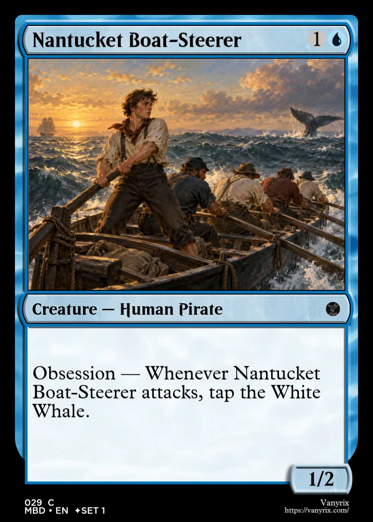 Nantucket Boat-Steerer
