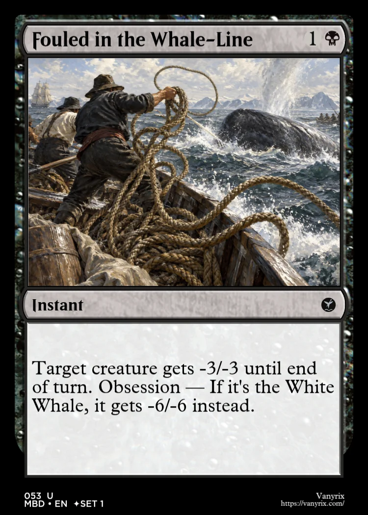 Fouled in the Whale-Line