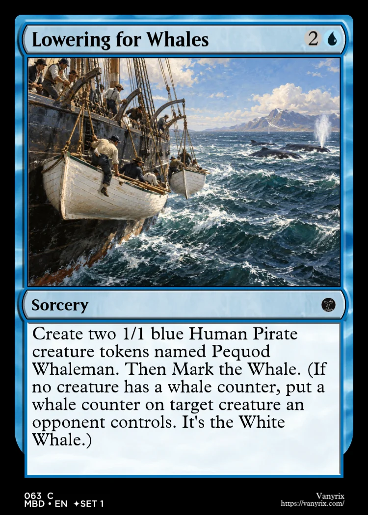 Lowering for Whales