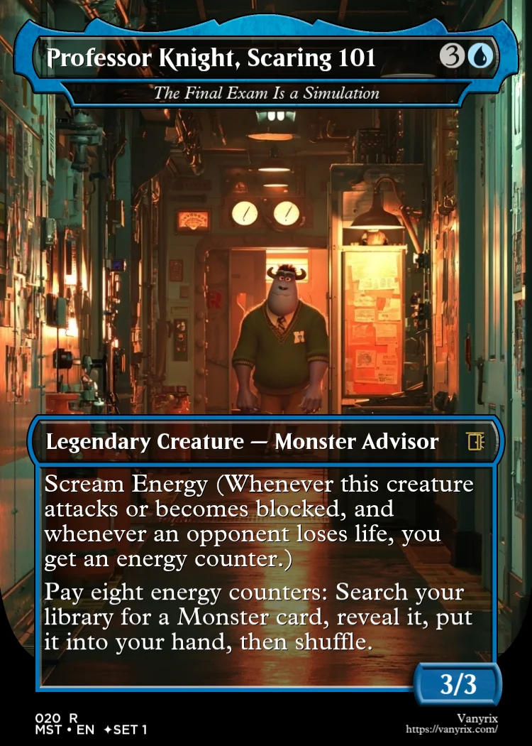 Professor Knight, Scaring 101