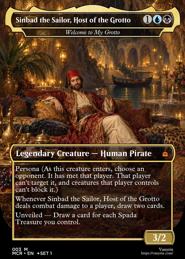 Sinbad the Sailor, Host of the Grotto