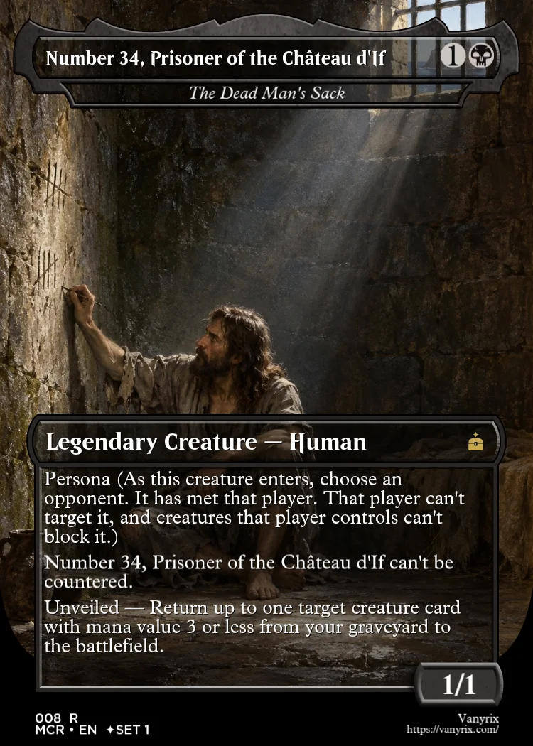 Number 34, Prisoner of the Château d'If