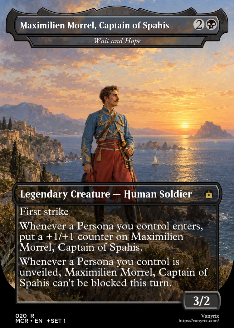 Maximilien Morrel, Captain of Spahis