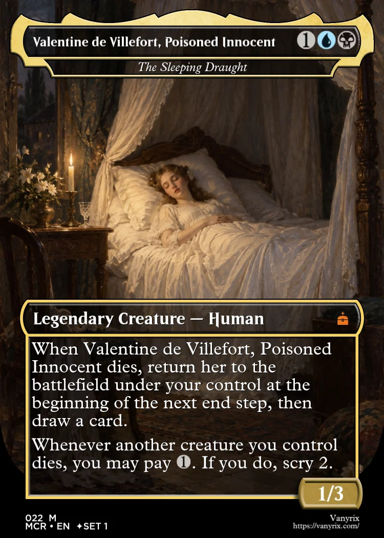 Valentine de Villefort, Poisoned Innocent