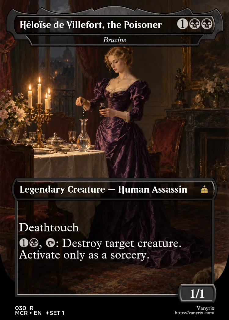 Héloïse de Villefort, the Poisoner