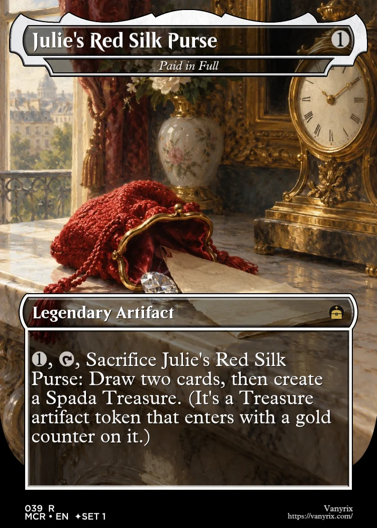 Julie's Red Silk Purse