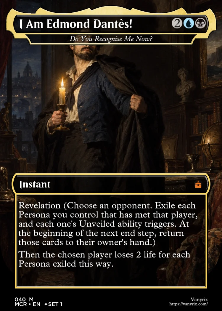 I Am Edmond Dantès!