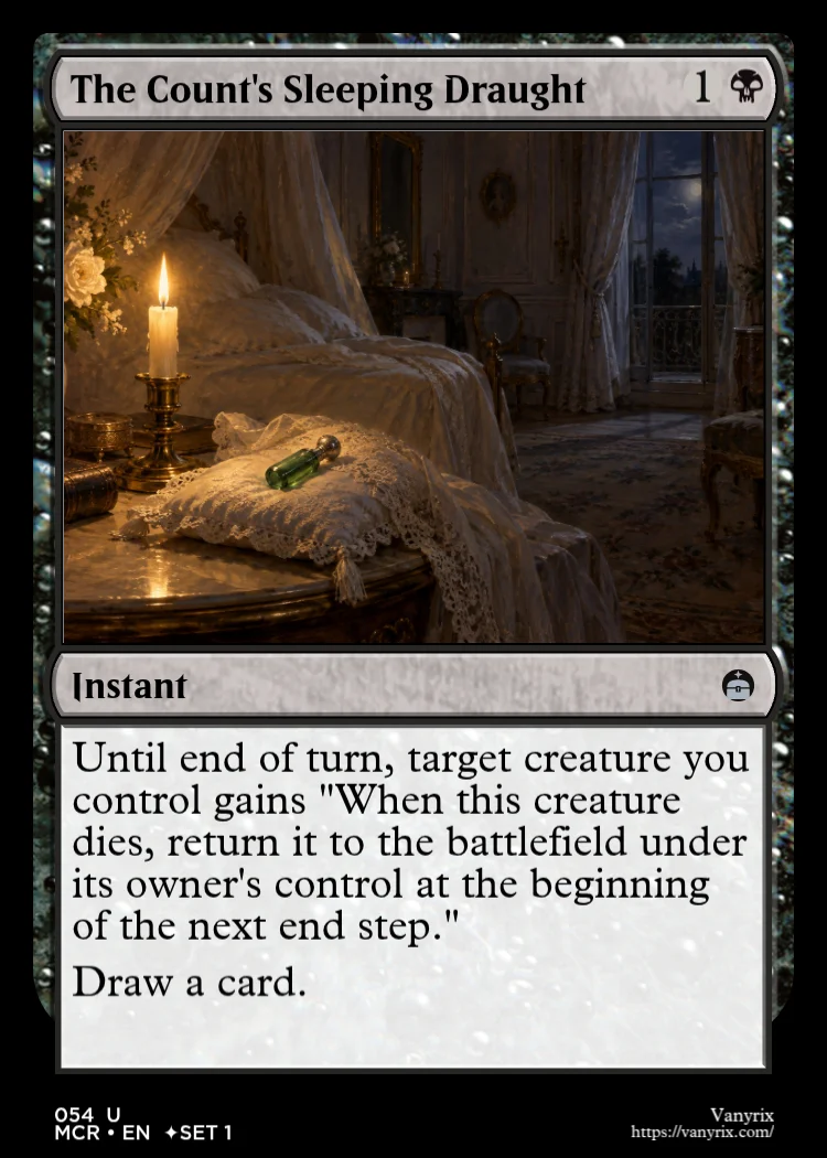 The Count's Sleeping Draught
