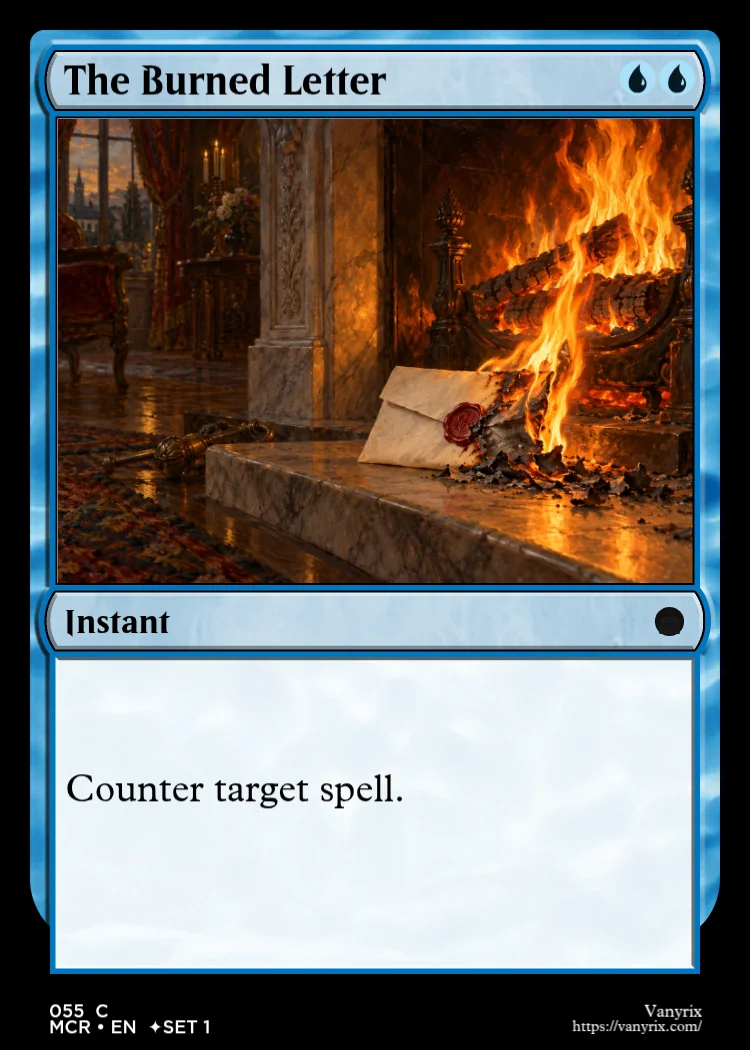 The Burned Letter