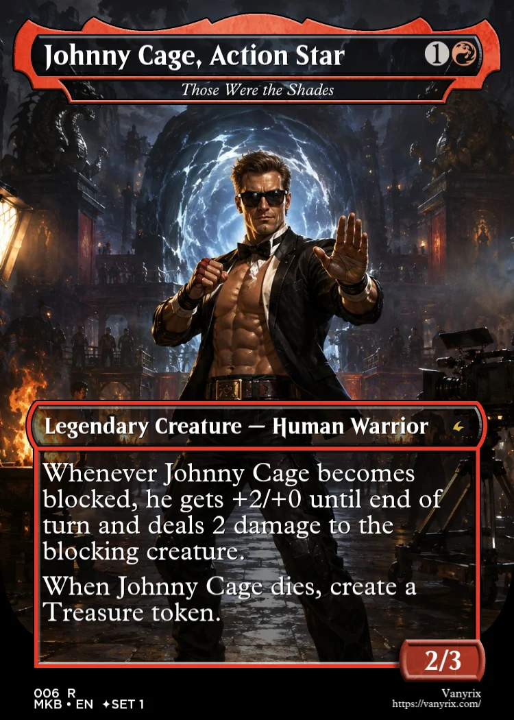 Johnny Cage, Action Star