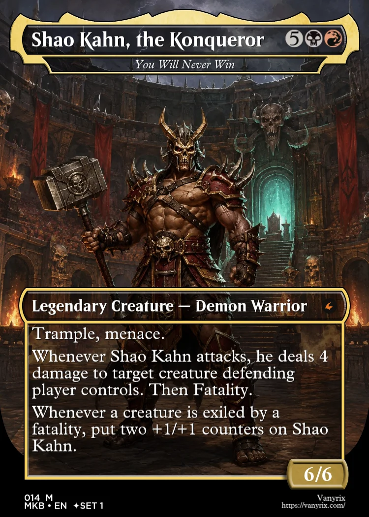 Shao Kahn, the Konqueror