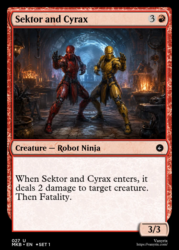 Sektor and Cyrax