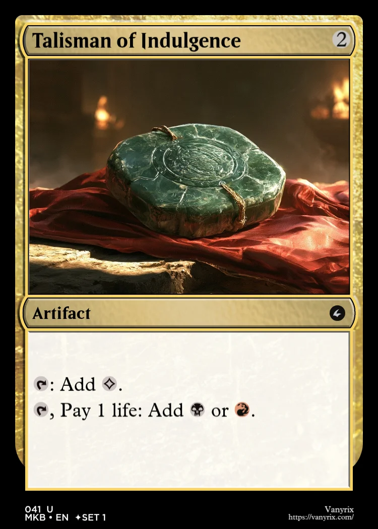 Talisman of Indulgence