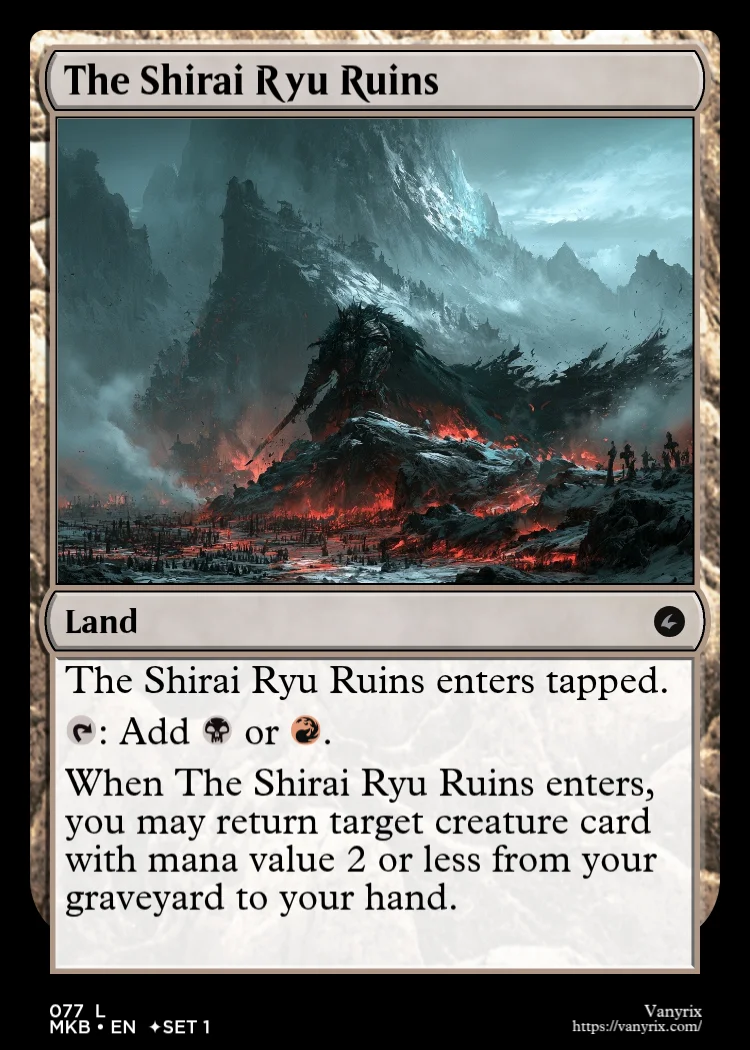 The Shirai Ryu Ruins