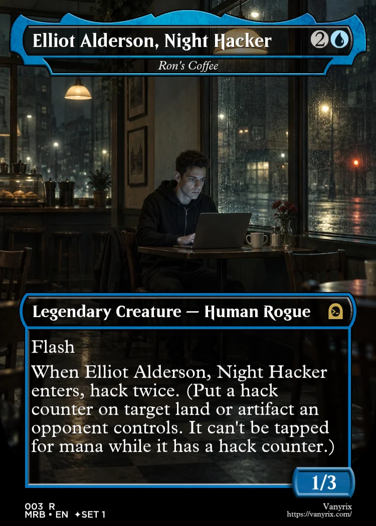 Elliot Alderson, Night Hacker