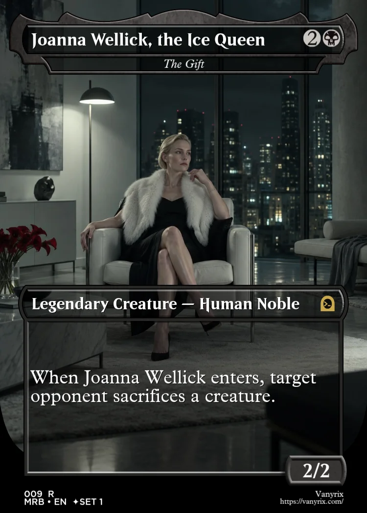 Joanna Wellick, the Ice Queen
