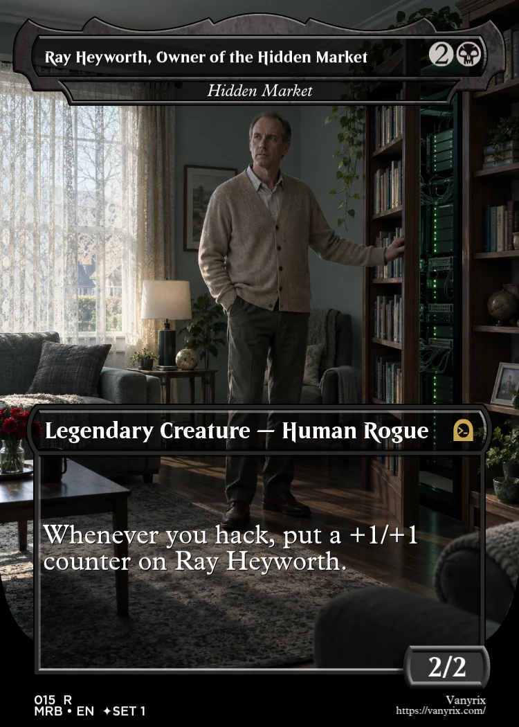 Ray Heyworth, Owner of the Hidden Market