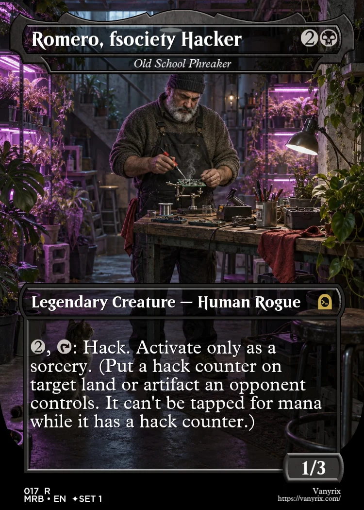 Romero, fsociety Hacker