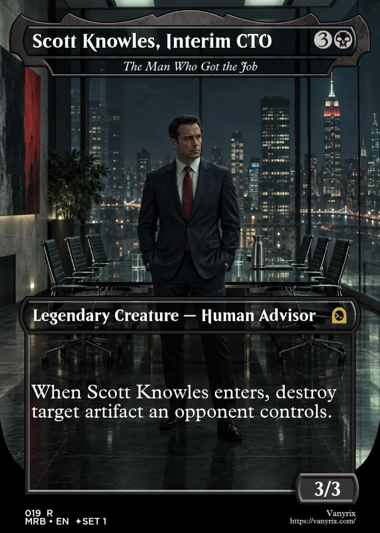 Scott Knowles, Interim CTO