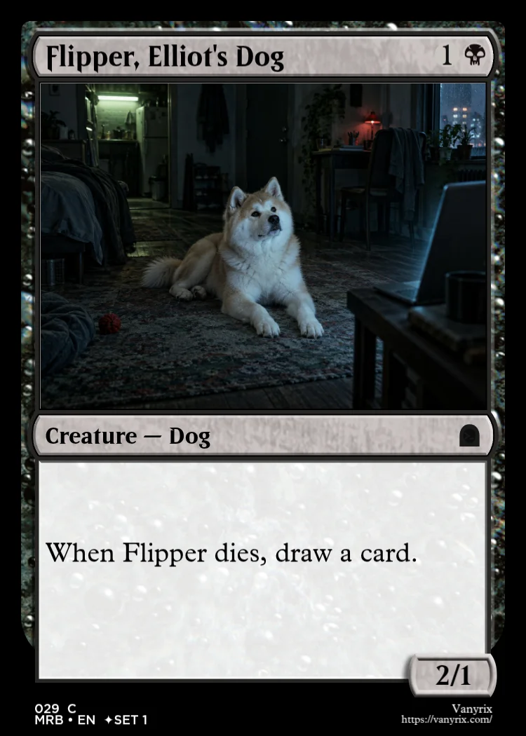 Flipper, Elliot's Dog
