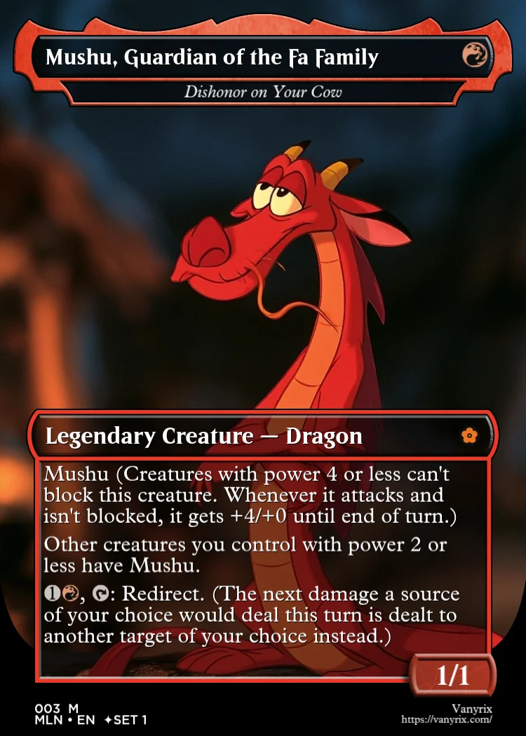 Mushu, Guardian of the Fa Family