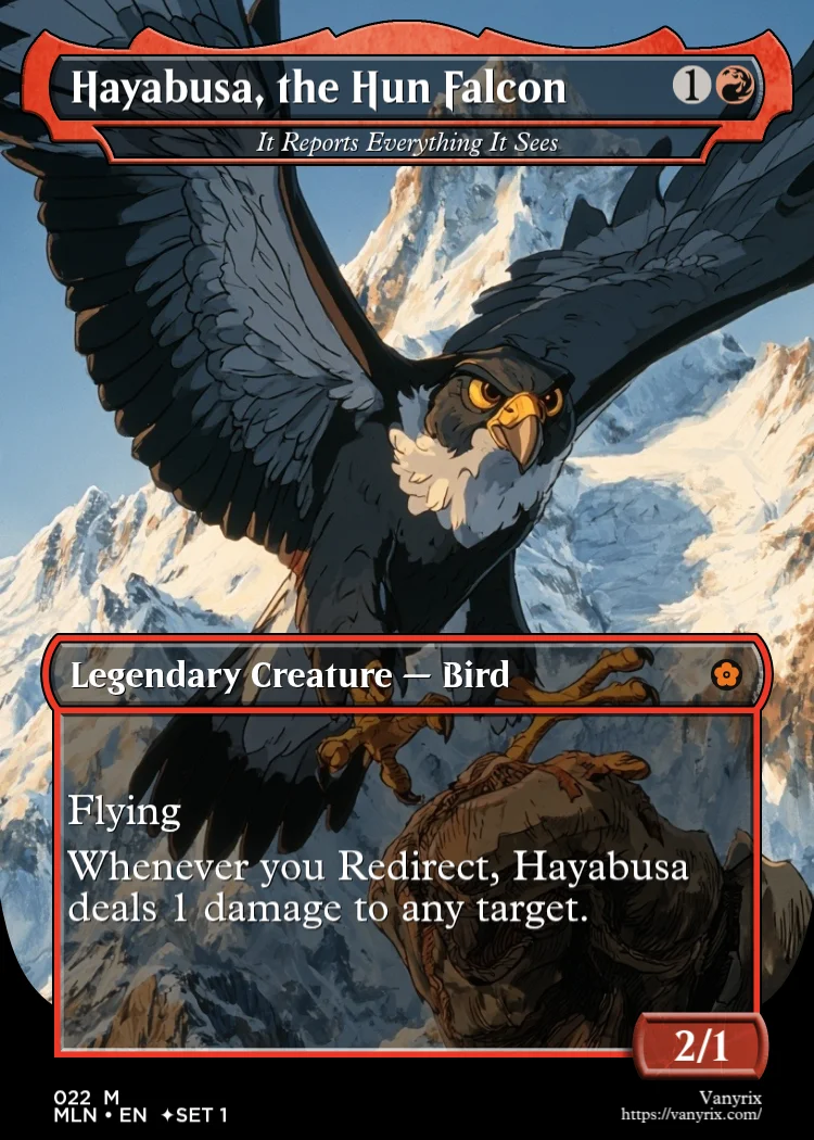 Hayabusa, the Hun Falcon