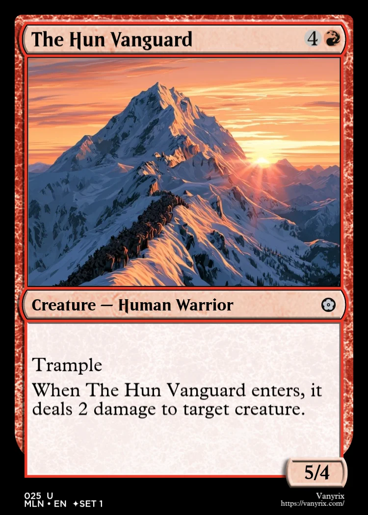 The Hun Vanguard