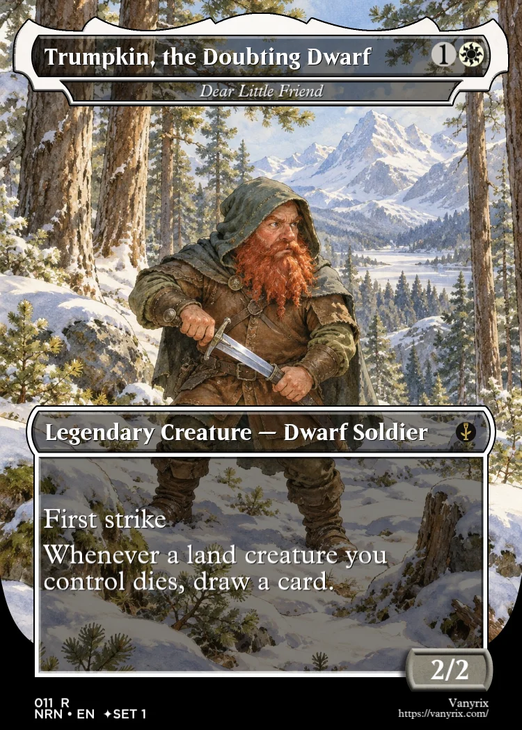 Trumpkin, the Doubting Dwarf