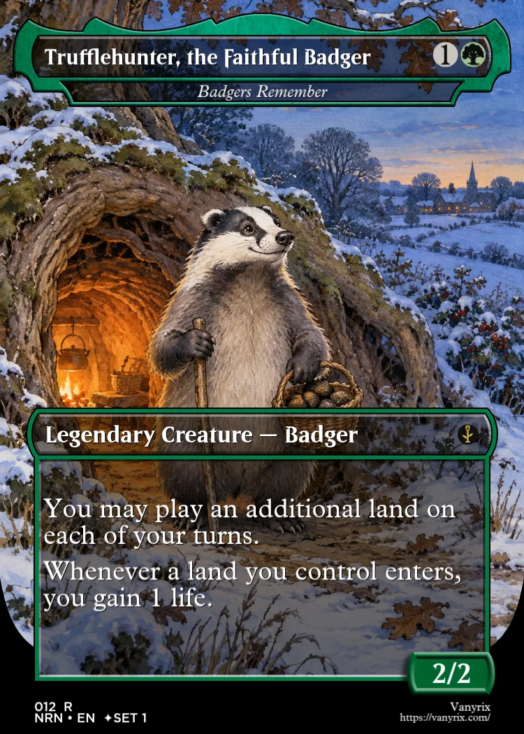 Trufflehunter, the Faithful Badger