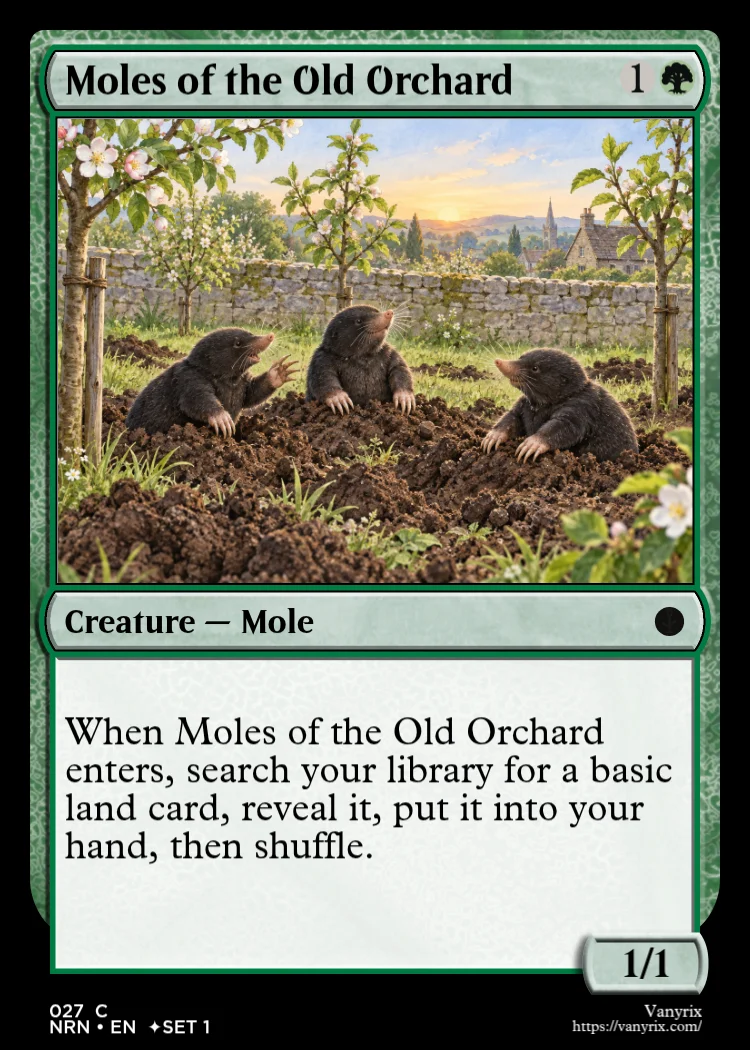 Moles of the Old Orchard