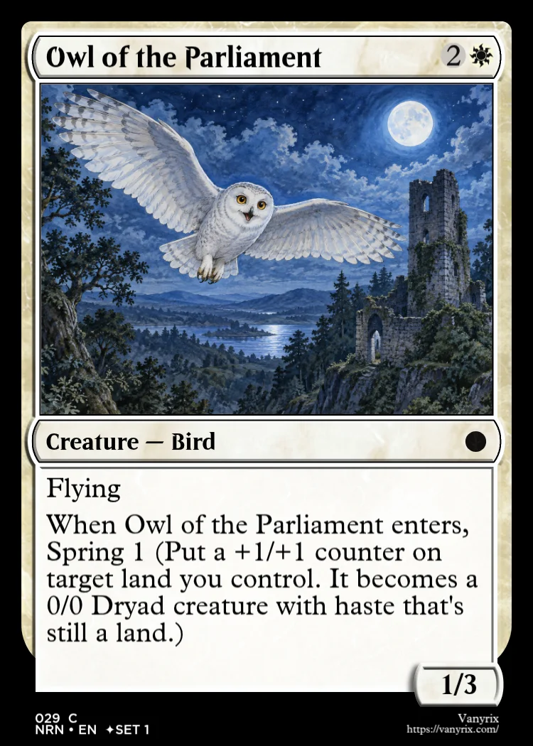 Owl of the Parliament
