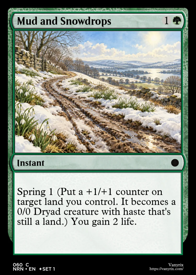 Mud and Snowdrops