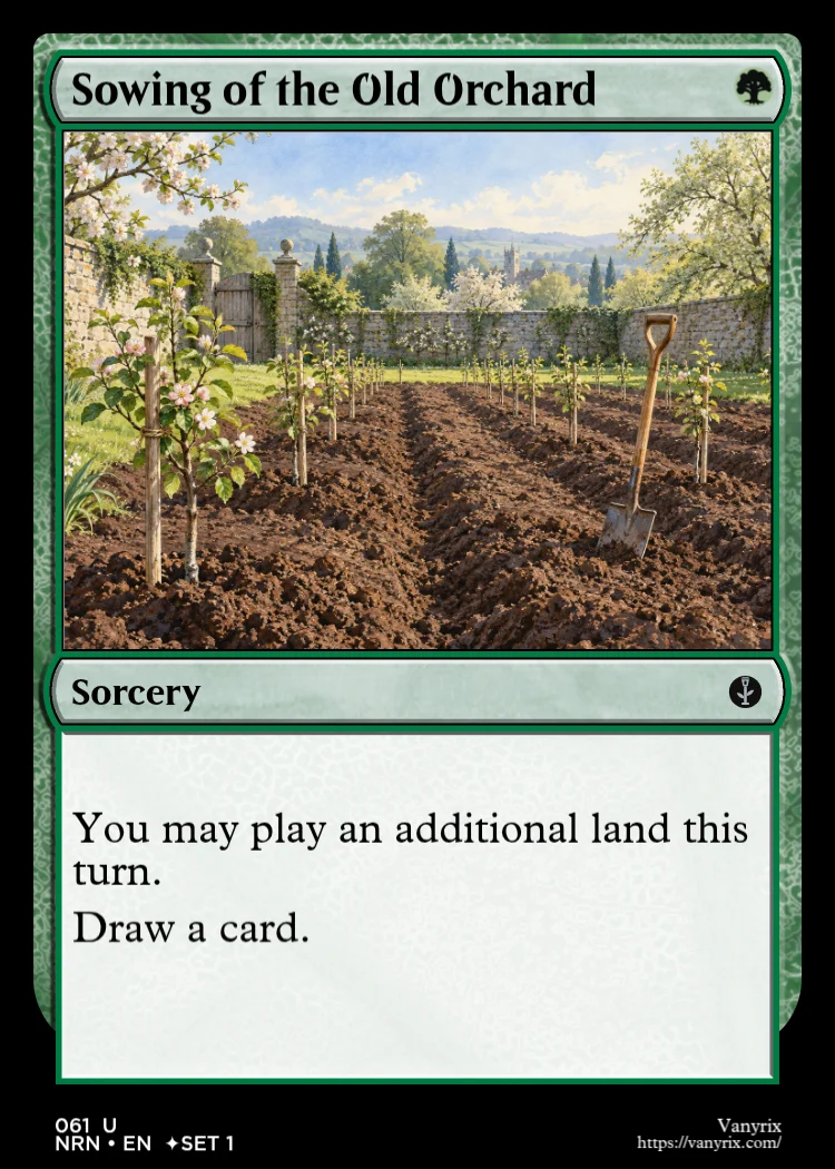 Sowing of the Old Orchard