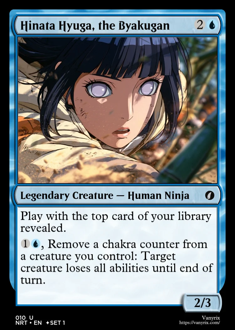 Hinata Hyuga, the Byakugan