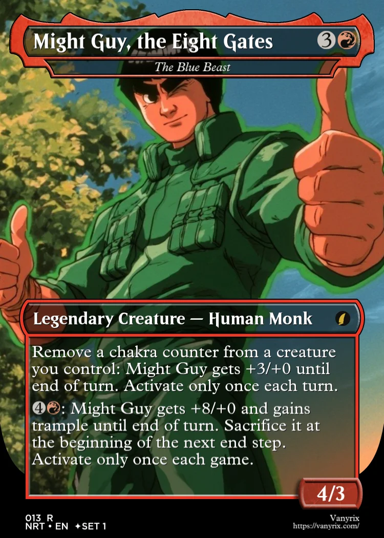 Might Guy, the Eight Gates