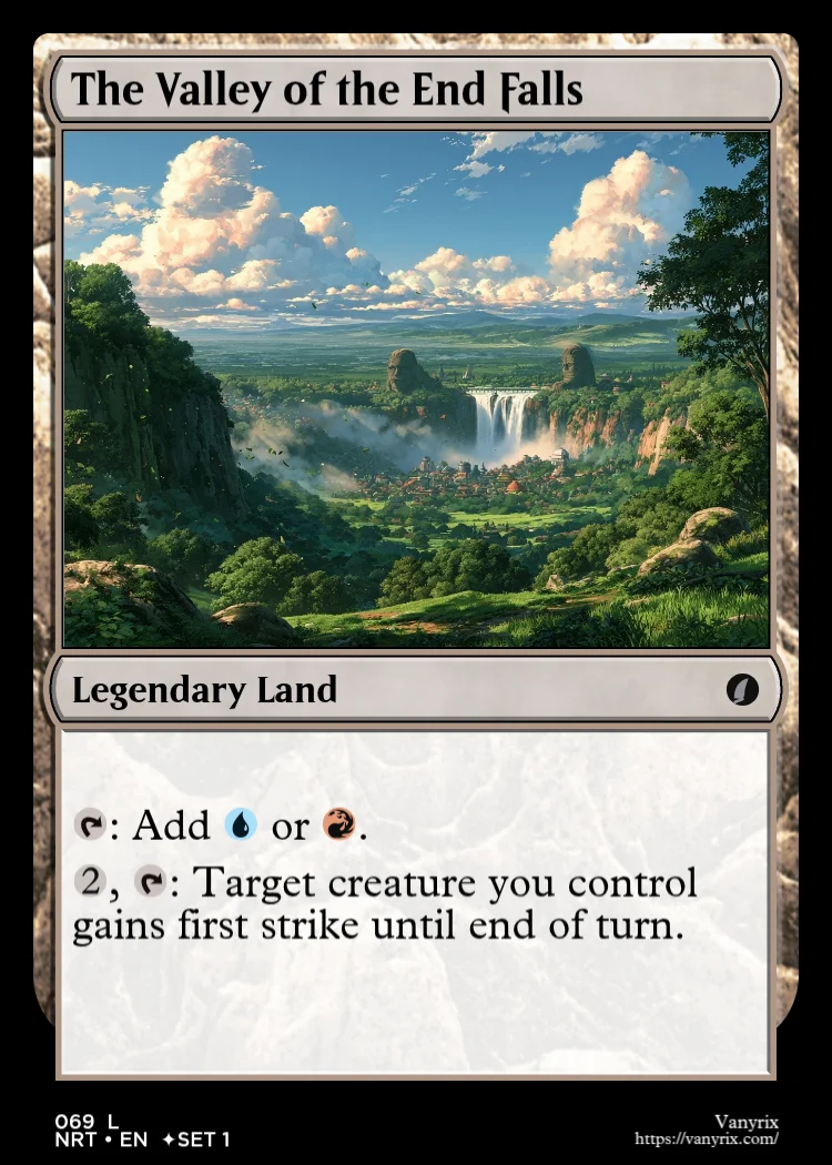The Valley of the End Falls