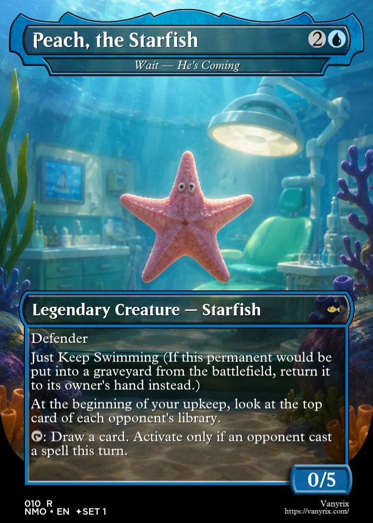 Peach, the Starfish