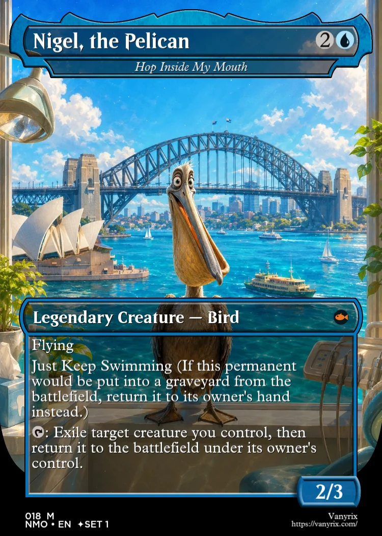Nigel, the Pelican