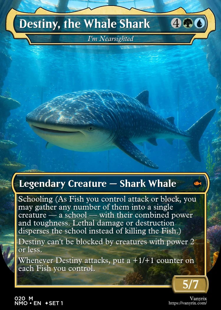 Destiny, the Whale Shark