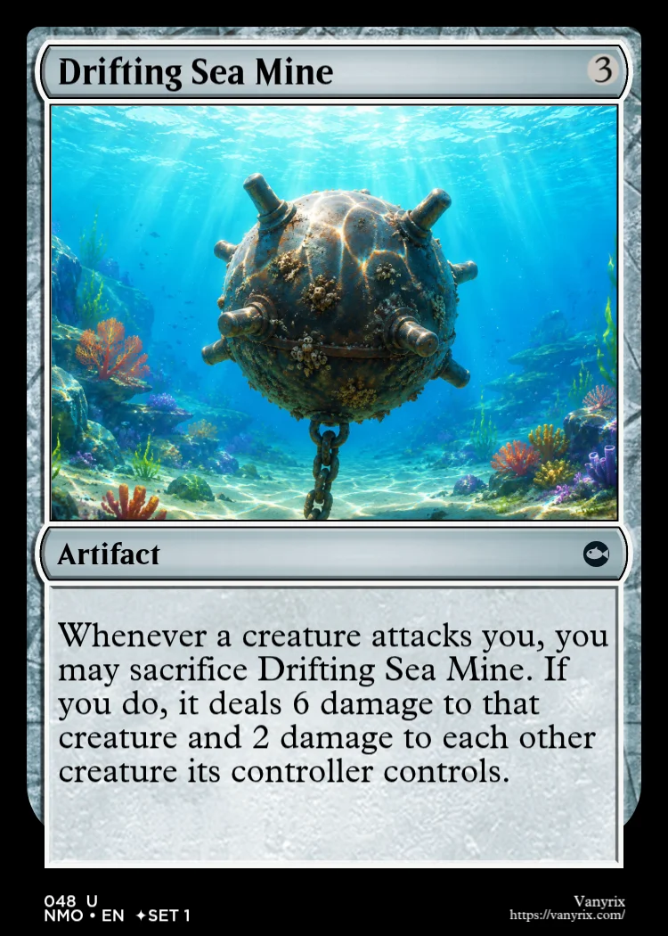 Drifting Sea Mine