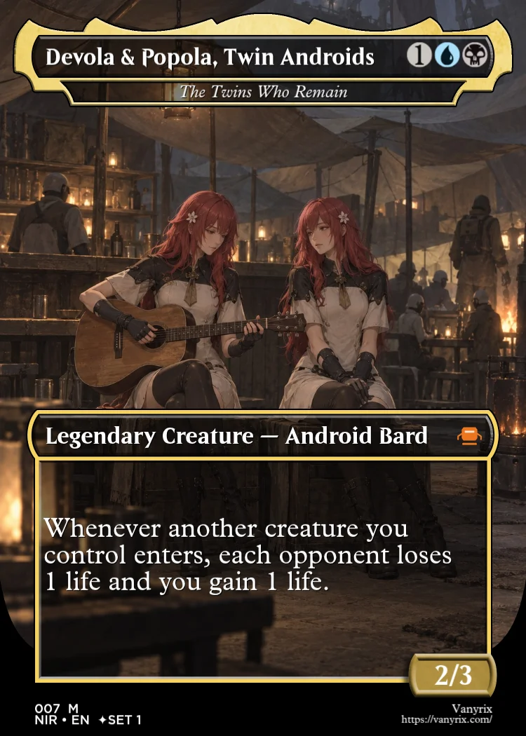 Devola & Popola, Twin Androids