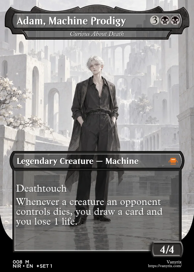Adam, Machine Prodigy