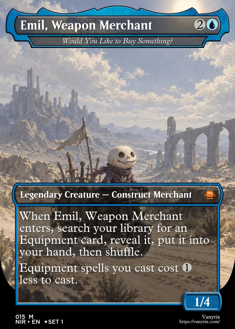 Emil, Weapon Merchant