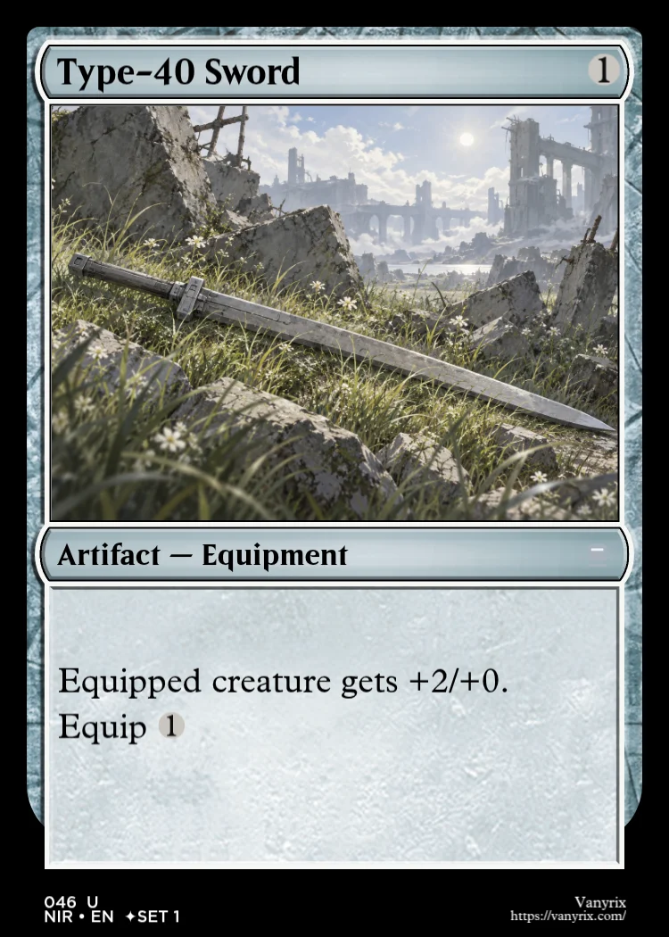 Type-40 Sword