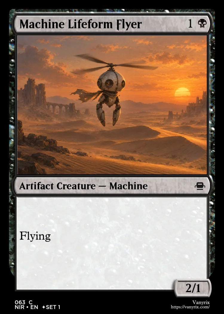 Machine Lifeform Flyer