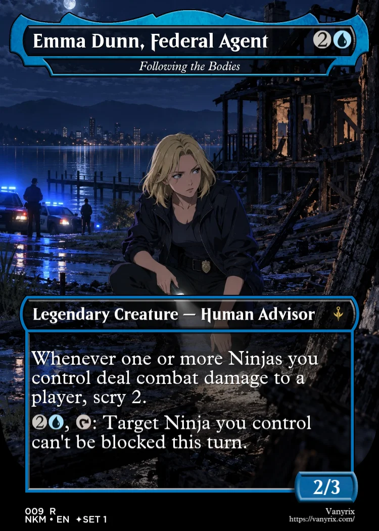 Emma Dunn, Federal Agent
