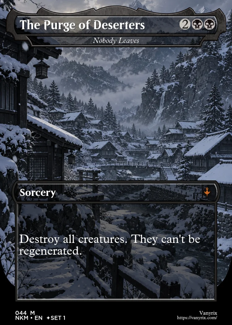 The Purge of Deserters
