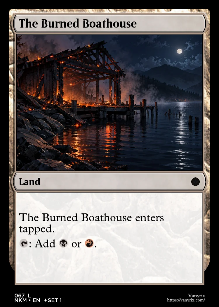 The Burned Boathouse