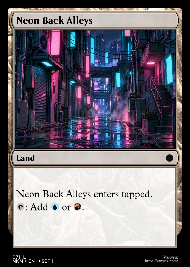 Neon Back Alleys
