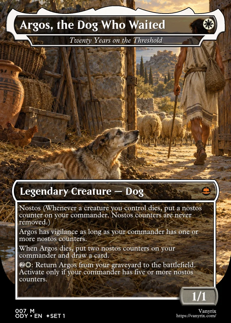 Argos, the Dog Who Waited
